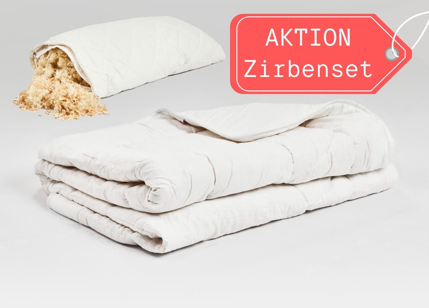 Zirbenset | Zirbenkissen + Zirbendecke