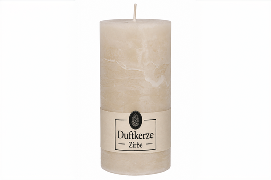 Zirbenkerze naturfarben